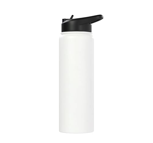 Dripping Paint Art Sugar Glider Sugar Gliders Stainless Steel Insulated Water Bottle - color: White