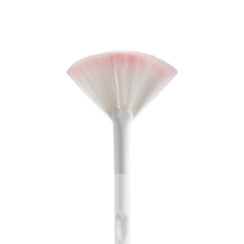 wet n wild Fan Brush, Blending Brush for Highlighter, Blush, & Peel Masks, Ergonomic Handle (Pack of 2) - color: Fan, size: 7.28 in (Pack of 2)