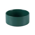 Havniva Ceramic Dog Bowls, 6.1” Dog Food and Water Bowl, Pet Feeding Bowl | Dog Food Bowl for Small Dogs, Food-Grade Ceramic, Dog Water Bowl with Non-Slip Rubber Base, Large Capacity, Dishwasher Safe - color: Matte Dark Green, size: 6.1" - Bowl
