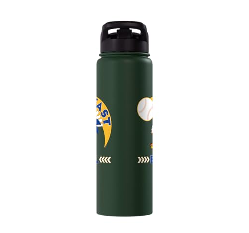 Sonic the Hedgehog - Sonic Fast Ball Stainless Steel Insulated Water Bottle - color: Dark Green