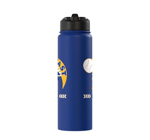 Sonic the Hedgehog - Sonic Fast Ball Stainless Steel Insulated Water Bottle - color: Royal Blue