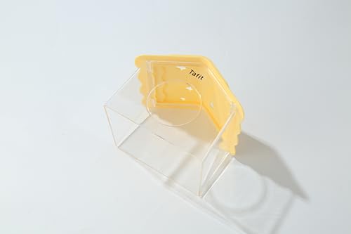 TUTU&LELE Starry Sky Hamster Hideout with Plush Cushion for Dwarf Hamsters (Yellow) - color: Yellow