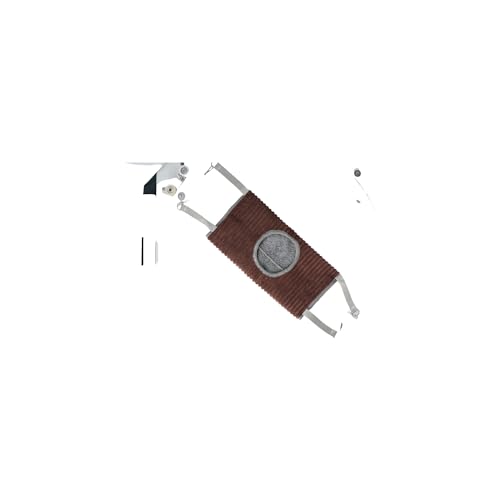 Leadigol Ferret Hammock and Rat Hammock,Ferret Tunnel Hanging Hammock Bed,Guinea Pig Hammock Warm Swinging Bed,Hamster Hammock Cage Accessories(Coffee)