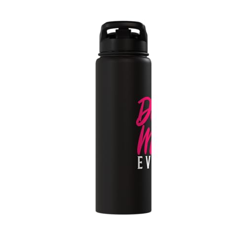 Best Degu Mom Ever Rodents Stainless Steel Insulated Water Bottle - color: Black