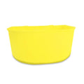 Pet Feeder Bowl, 25oz Pink Plastic Cage Mounted Container for Birds and Small Animals, Indoor Outdoor Use with Wire Mesh Attachment (10, Yellow) - color: YELLOW