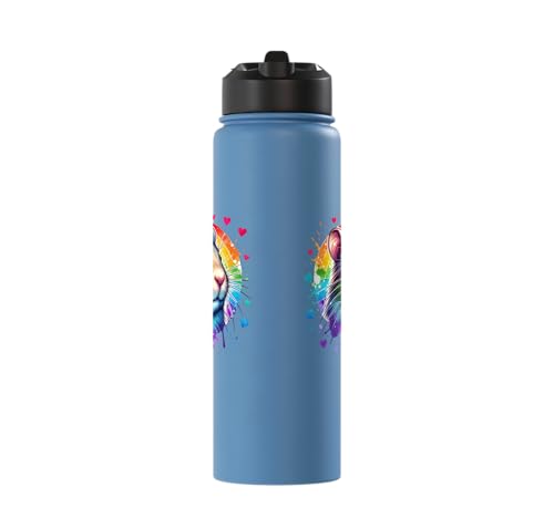 Degu Stainless Steel Insulated Water Bottle - color: Light Blue