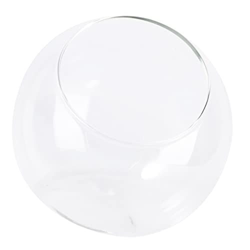 INOOMP Glass Nest for Hamster Chinchilla Small Animal Dust Bath Container Guinea Pig Hideout Pet Cooling Hut