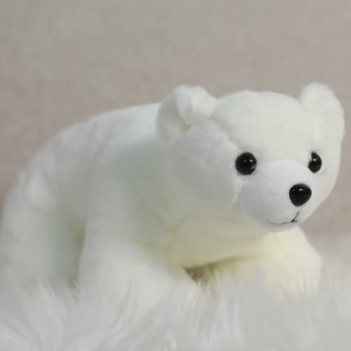 BSTAOFY Light up Polar Bear Stuffed Animal LED Night Light Soft Plush Toy Glow Gift for Kids on Christmas Birthday, 11'', White - color: Polar Bear