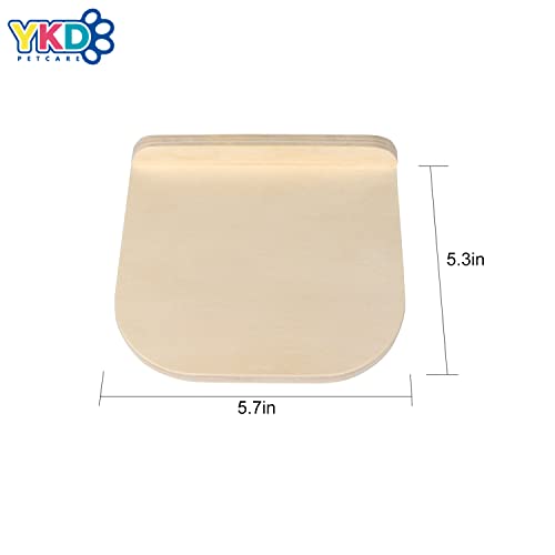 Chinchilla Wooden Platform Set Chinchilla Cage Ledges | Small Animals Cage Accessories for Squirrel Gerbil Suger Glider Hamsters (3Pcs of Small Platform)
