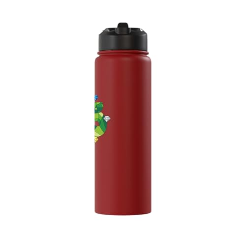 Sonic the Hedgehog: 35th Anniversary Key Visual Stainless Steel Insulated Water Bottle - color: Red