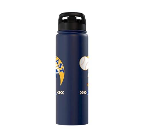 Sonic the Hedgehog - Sonic Fast Ball Stainless Steel Insulated Water Bottle - color: Navy Blue