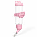 125ml Guinea Pig Water Bottle/Feeder for Hamsters/Hedgehogs/Gliders/Rabbit/mouses/Other Small Pets and Animals,Suitable for Cages, Boxes or Wall-Mounted (Pink, 125ml) - color: pink