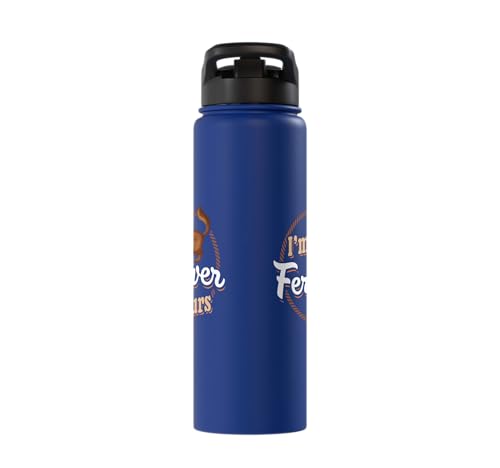 I'm Ferretver Yours Ferret Pet Animal Funny Ferret Stainless Steel Insulated Water Bottle - color: Royal Blue