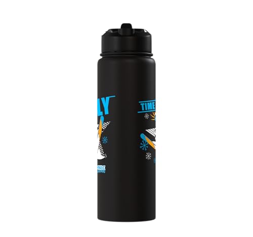 Sonic the Hedgehog - Ski Flying Tails Stainless Steel Insulated Water Bottle - color: Black
