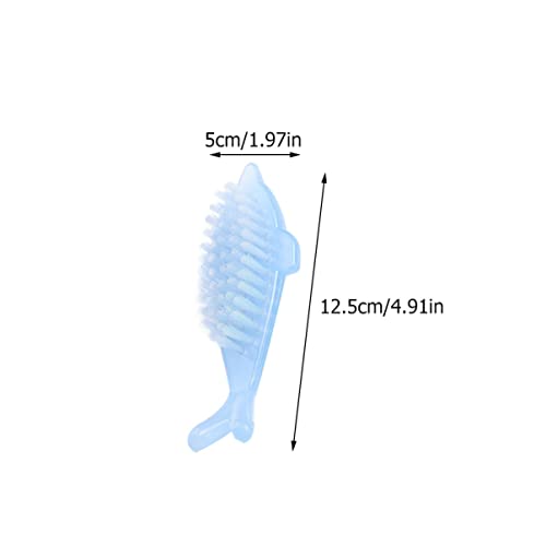 4pcs Manicure Tool Animal Shaped Nail Brush Multipurpose Nail Surface Powder Brush Random Color