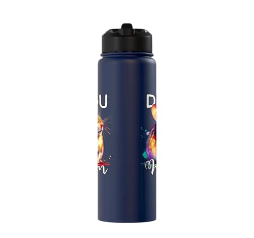 Degu Mom Degu Stainless Steel Insulated Water Bottle - color: Navy Blue