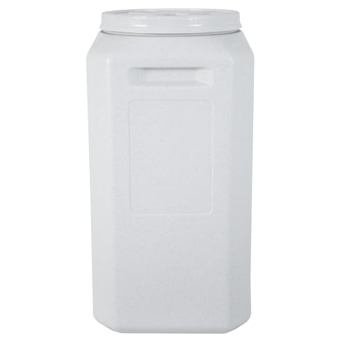 Vittles Vault Traditional Pet Food Storage Container For Dog Kibbles/Bird Seed/Oatmeal/Rice/Flour/Cereal, BPA Free Plastic, Sealed Airtight For Cat Food, Up To 80 lb, Made in USA, With Scoop, Gray - size: 80 Pounds