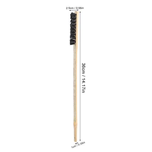 3pcs Bird Cage Cleaner Brush Wooden Long Handle Birdcage Brush | Bird Cage Brushs Suitable for Routine Maintenance of Various Sized Cage Bodies