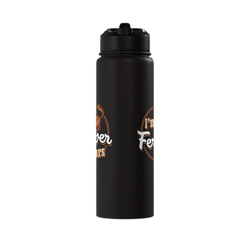 I'm Ferretver Yours Ferret Pet Animal Funny Ferret Stainless Steel Insulated Water Bottle - color: Black
