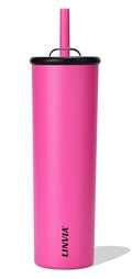 25 oz Candy Tumbler, Insulated Water Bottle with Straw Lid | Double Wall Stainless Steel, 2-in-1 Lid, Flexible Straw, Cup Holder Friendly, Dishwasher Safe, BPA Free, Hot Pink - color: Hot Pink, size: 25 Ounces