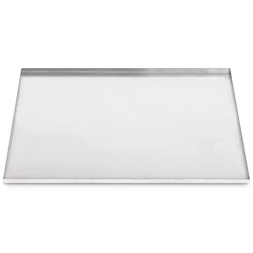 Metal Dog Crate & Kennel Replacement Tray/Pan, Galvanized, 29.5x20.5 in | Chew-proof, crack-proof, rust-resistant. Fits Most Standard 30 in Crates. - color: Galvanized, size: 29.5"L x 20.5"W x 1.0"H