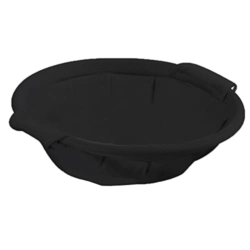 Cat Bed Dedicated Replacement Net Cover Soft Breathable (Black) | Cat Supplies Pet Supplies Whole Wash Stable & Breathable Easy Assembly Indoors Outdoors, 16.9 in x 16.9 in x 9.5 in - color: Black, size: 16.9"L x 16.9"W (Cloth Cover Replacement)