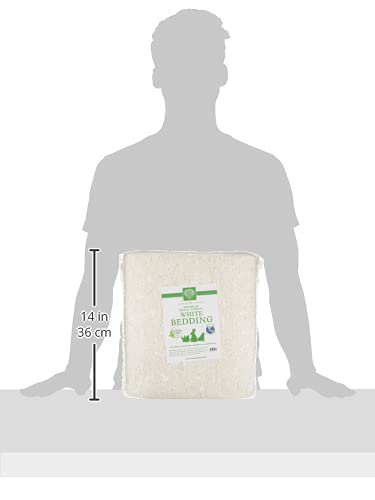 Small Pet Select White Paper Bedding, Guinea Pig, Odor Control, 56 L | Soft Absorbent Natural Bedding, Made in USA, For Rabbits, Hamsters, Bunnies, Chinchillas & Small Pets - size: 56L