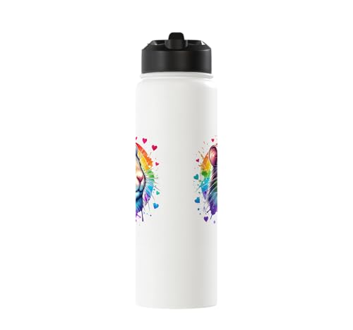 Degu Stainless Steel Insulated Water Bottle - color: White