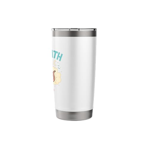 Dust Bath Club Funny Degu Scene Stainless Steel Insulated Tumbler - color: White