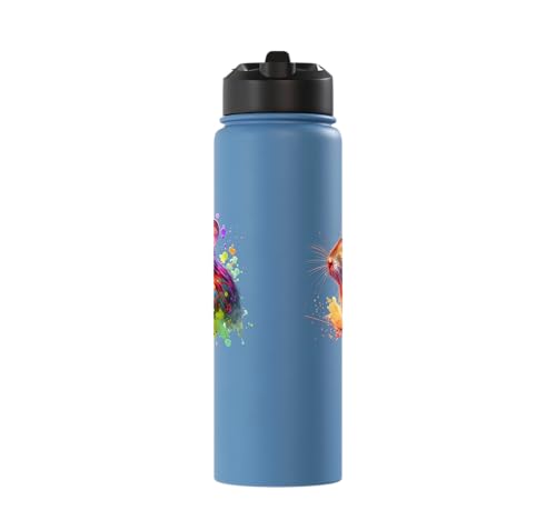 Degu Stainless Steel Insulated Water Bottle - color: Light Blue