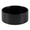 Havniva Ceramic Dog Bowls, 8.3” Dog Food and Water Bowl, Pet Feeding Bowl | Dog Food Bowl for Large Dogs, Food-Grade Ceramic, Dog Water Bowl with Non-Slip Rubber Base, Large Capacity, Dishwasher Safe - color: Matte Black