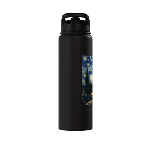 Sugar Glider Starry Night Funny Sugar Glider Owner Mom Stainless Steel Insulated Water Bottle