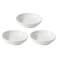 Havniva Ceramic Cat Bowls, Shallow Cat Dishes, Cat Food Plate Set of 3 | Wide Opening, 5.6” Cat Plates, Ceramic Cat Food Bowls for Wet & Dry Food, Non-slip Rubber Base, Whisker Friendly Cat Bowl - color: White, size: 3 Bowls