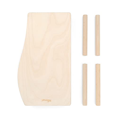 Niteangel Hamster Play Wooden Platform: Wave- 15.7" L x 9" W - 7" H | Can Maximizes Cage Space & Enriches Pet environment for Dwarf Syrian Hamsters Gerbils Mice Degus or Other Small Pets - size: Wave - 7" height