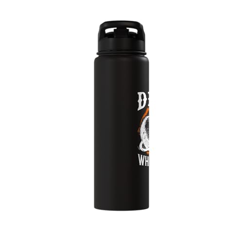 Degu Whisper Rodent Degus Stainless Steel Insulated Water Bottle - color: Black