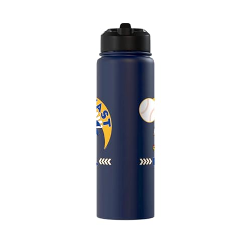 Sonic the Hedgehog - Sonic Fast Ball Stainless Steel Insulated Water Bottle - color: Navy Blue
