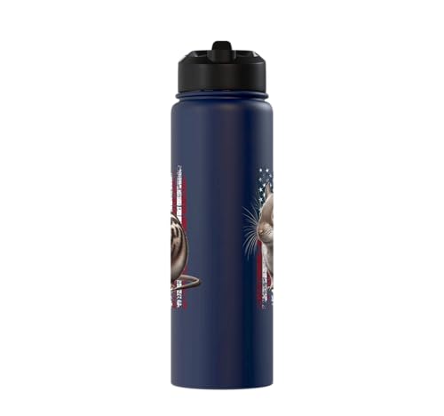 American Degu US Degu Stainless Steel Insulated Water Bottle - color: Navy Blue