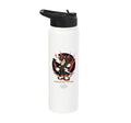 Sonic the Hedgehog 3 - Shadow "Fueled by Chaos" Stainless Steel Insulated Water Bottle - color: White
