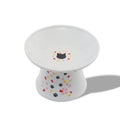 Necoichi Extra-Wide Raised Cat Food Bowl (Sakura, Extra Wide) - color: Sakura, size: Large Extra Wide