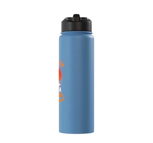 Life is better with an Degu Stainless Steel Insulated Water Bottle - color: Light Blue