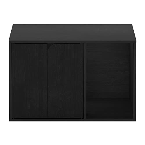 Furinno Peli Litter Box Enclosure, Small, Americano - color: Americano, size: Small