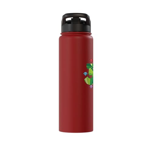 Sonic the Hedgehog: 35th Anniversary Key Visual Stainless Steel Insulated Water Bottle - color: Red