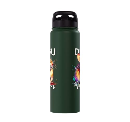 Degu Mom Degu Stainless Steel Insulated Water Bottle - color: Dark Green