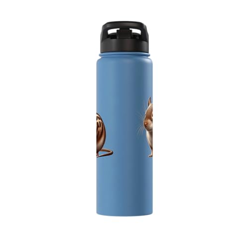 Degu Design Stainless Steel Insulated Water Bottle - color: Light Blue