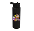 Cute degu painting Easter eggs Stainless Steel Insulated Water Bottle - color: Black