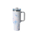 1000ML Large Capacity Water Bottle/Stainless Steel Juice Milk Tea Car Mugs C - color: C