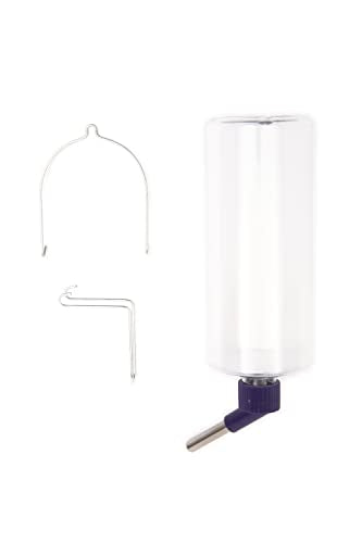 Lixit Standard Cage Water Bottles for Rabbits, Ferrets, Guinea Pigs, Hamsters, Rats, Mice and Other Small Animal's (32 Ounce, Clear Pack of 2) - color: Clear Pack of 2, size: 32 Ounce