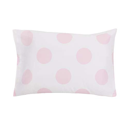 Disney Minnie Mouse Pink, White and Black 4 Piece Toddler Bed Set with Comforter, Fitted Bottom Sheet, Flat Top Sheet, Standard Size Pillowcase - color: Minnie Mouse Pink