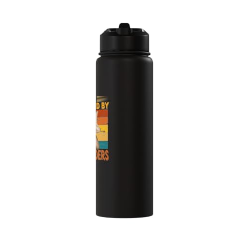 Easily Distracted By Sugar Gliders Cute Sugar Glider Costume Stainless Steel Insulated Water Bottle - color: Black