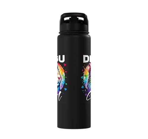 Degu Girl Degu Stainless Steel Insulated Water Bottle - color: Black